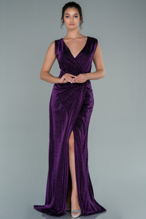 Violette Abendkleid Lang ABU2295