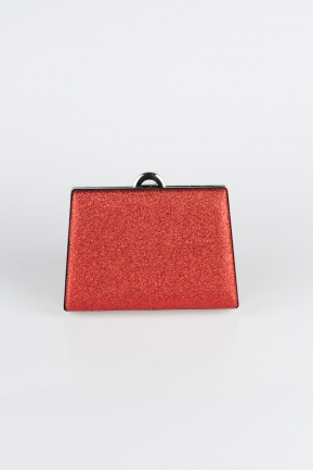 Kästchen-Tasche Rot V249