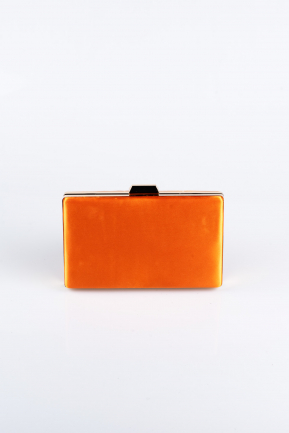 Orange Abendtasche Satin SH801