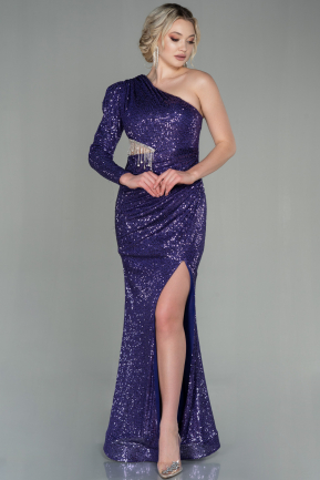 Violette Abendkleid Lang ABU2749