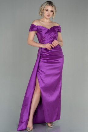 Abendkleid Lang Violett ABU2841