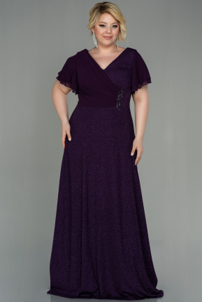 Kleider in Großen Größen Lang Violette ABU3019