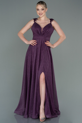 Violette Abendkleid Lang ABU2307