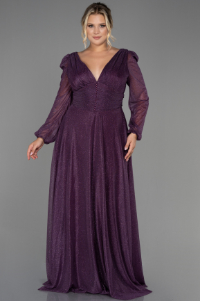 Abendkleider in Großen Größen Lang Violette ABU3218