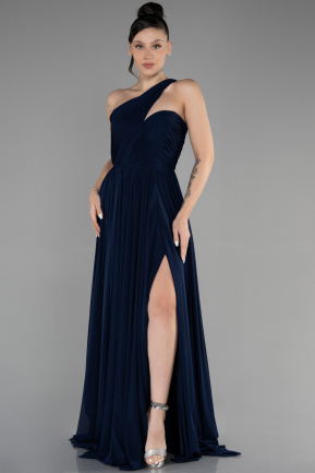 Abschlusskleid Lang Marineblau ABU3399