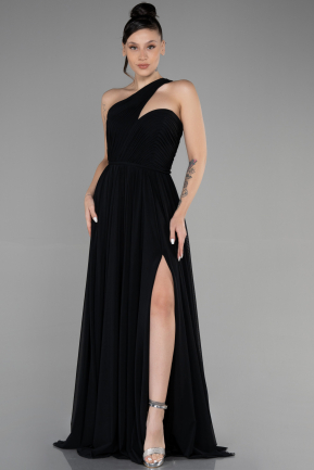 Abschlusskleid Lang Schwarz ABU3399