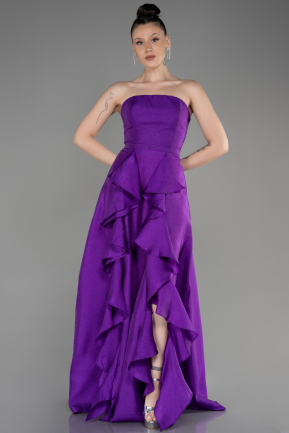 Long Purple Evening Dress ABU3800