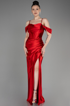 Abendkleid Lang Rot ABU3840