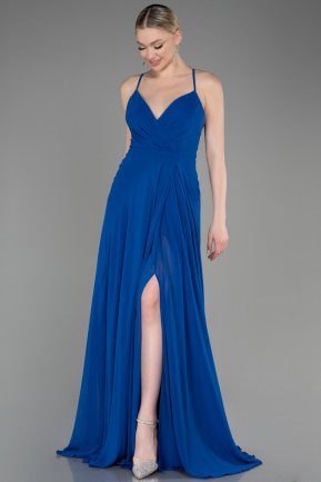 Sächsischblau Abendkleid Lang ABU1305