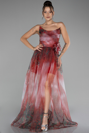 Abendkleid Lang Rot ABU4198