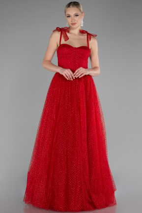 Abendkleid Lang Rot ABU4172