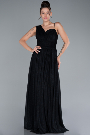 Abendkleid Lang Schwarz ABU4190