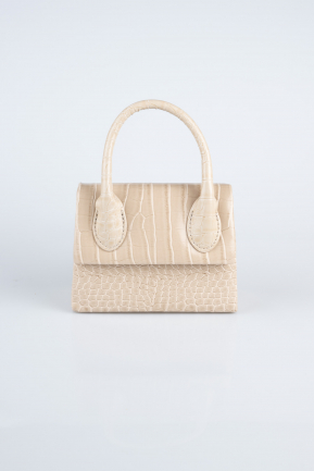 Beige Abendtasche KR165