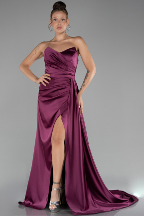 Abschlusskleid Satin Lang ABU4093