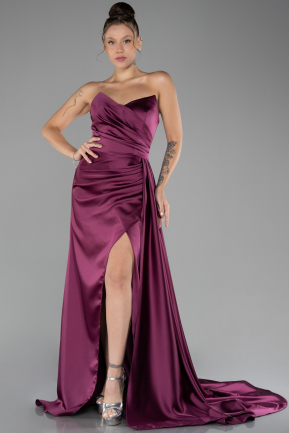 Abschlusskleid Satin Lang ABU4093