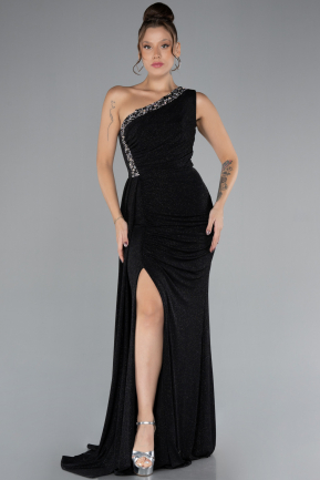 Abendkleid Lang Schwarz ABU4307