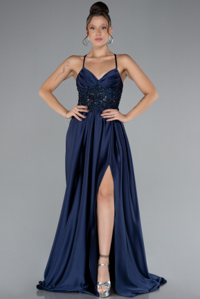 Abendkleid Satin Lang ABU4133