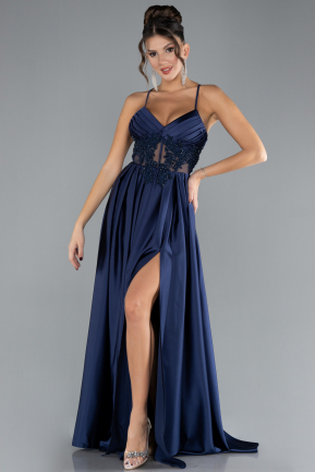 Abendkleid Satin Lang ABU2583