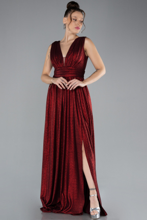 Abendkleid Lang Rot ABU4377