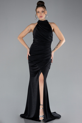 Abschlusskleid Lang Schwarz ABU4383