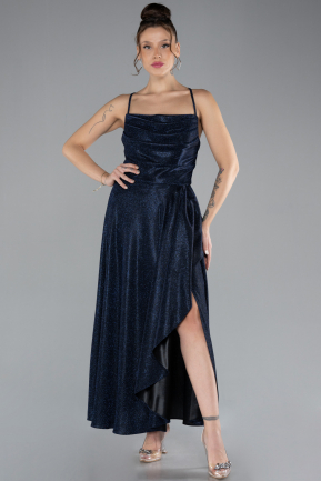 Partykleid Midi Marineblau ABK2170