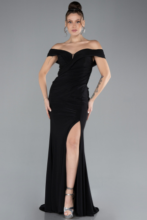 Abendkleid Lang Schwarz ABU4400