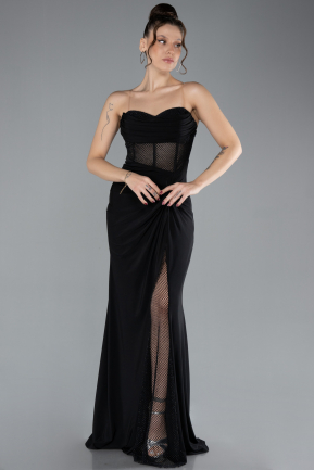 Abendkleid Lang Schwarz ABU4410