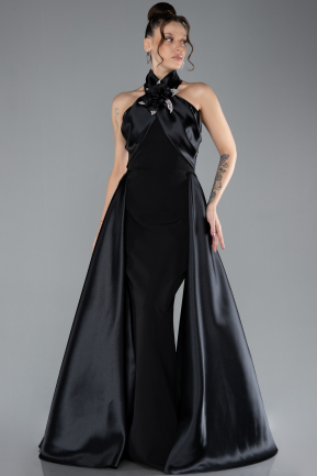 Abendkleid Lang Schwarz ABU4411