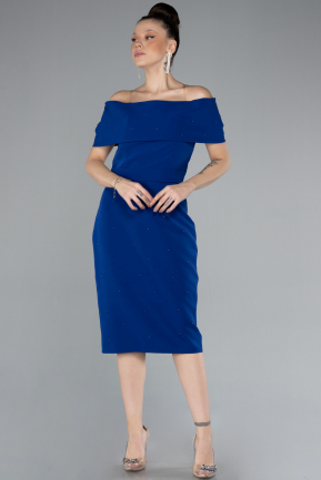 Partykleid Kurz Sächsischblau ABK2203