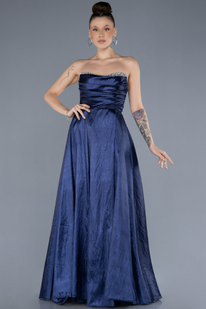 Abendkleid Lang Marineblau ABU4579