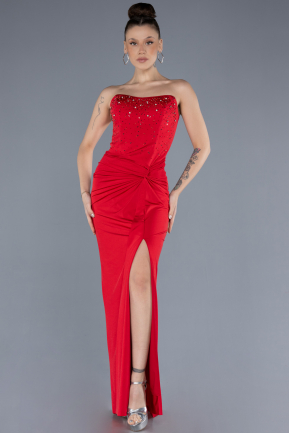 Abschlusskleid Lang Rot ABU4602