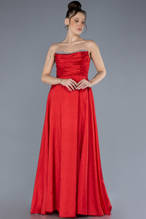 Abendkleid Lang Rot ABU4579