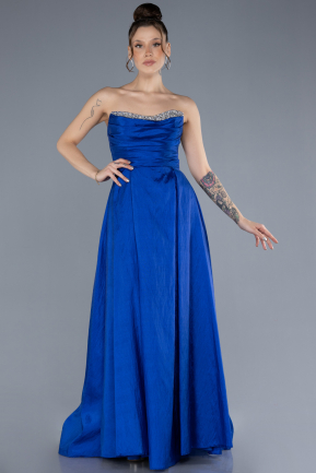 Abendkleid Lang Sächsischblau ABU4579