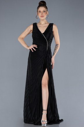 Abendkleid Lang Schwarz ABU4620