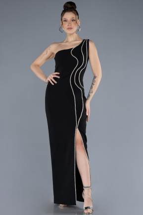 Partykleid Midi Schwarz ABK2236