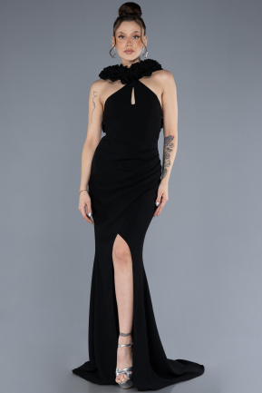 Abendkleid Lang Schwarz ABU4610