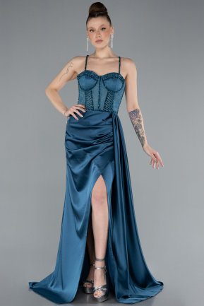 Abendkleid Satin Lang ABU3030