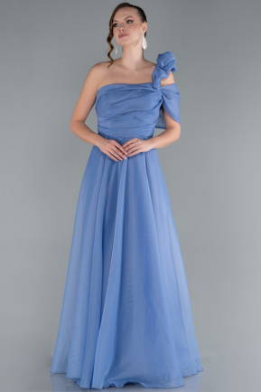 Abendkleid Lang Indigo ABU4727