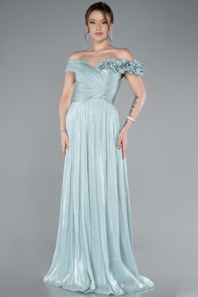 Abendkleid Lang Chiffon Minzgrün ABU4807