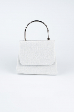 Abendtasche Silber SH842