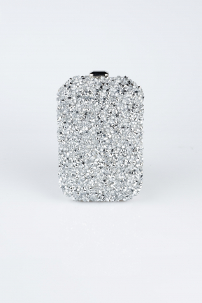 Abendtasche Silber SH832