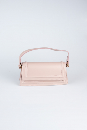 Altrosa Abendtasche Leder KC409