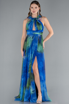 Abendkleid Lang Meergrün ABU4901