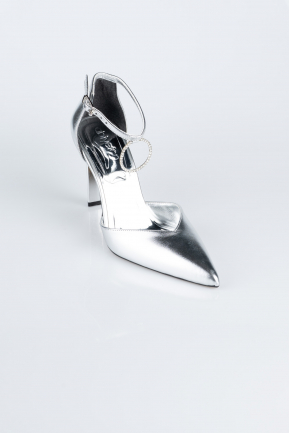 Stiletto Haut Silber AB1139