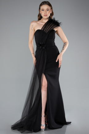Abendkleid Lang Schwarz ABU4969