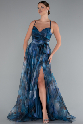 Abendkleid Lang Petrolgrün ABU5053