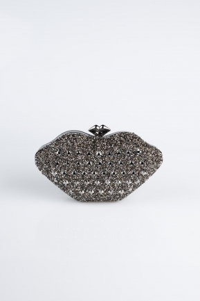Abendtasche Platin SH831