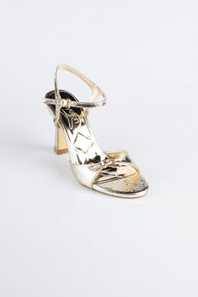 Party-Schuhe Lackleder Gold AB1141