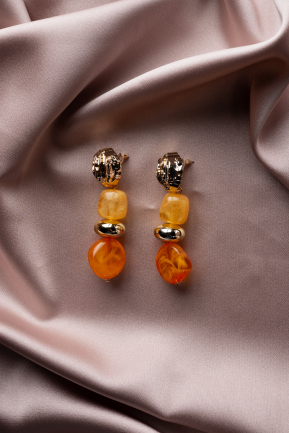 Ohrschmuck Orange BJ1070