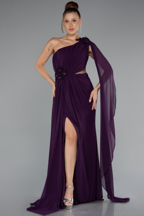 Standesamtkleid Lang Chiffon Violette ABU5144